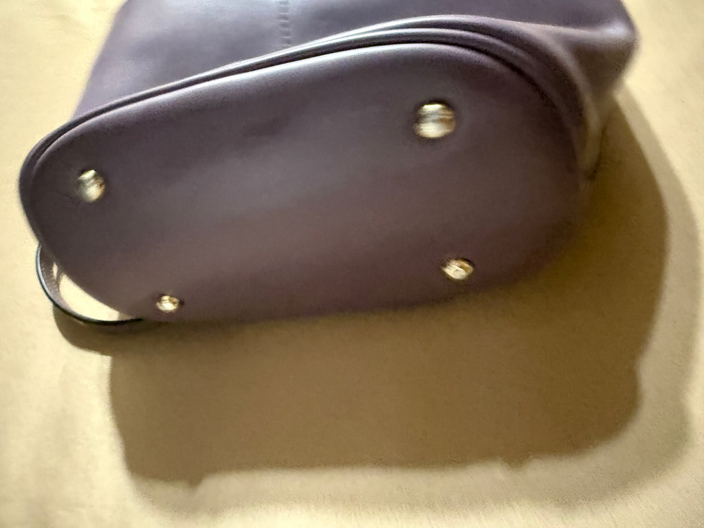Cow leather Crossbody Bucket bag