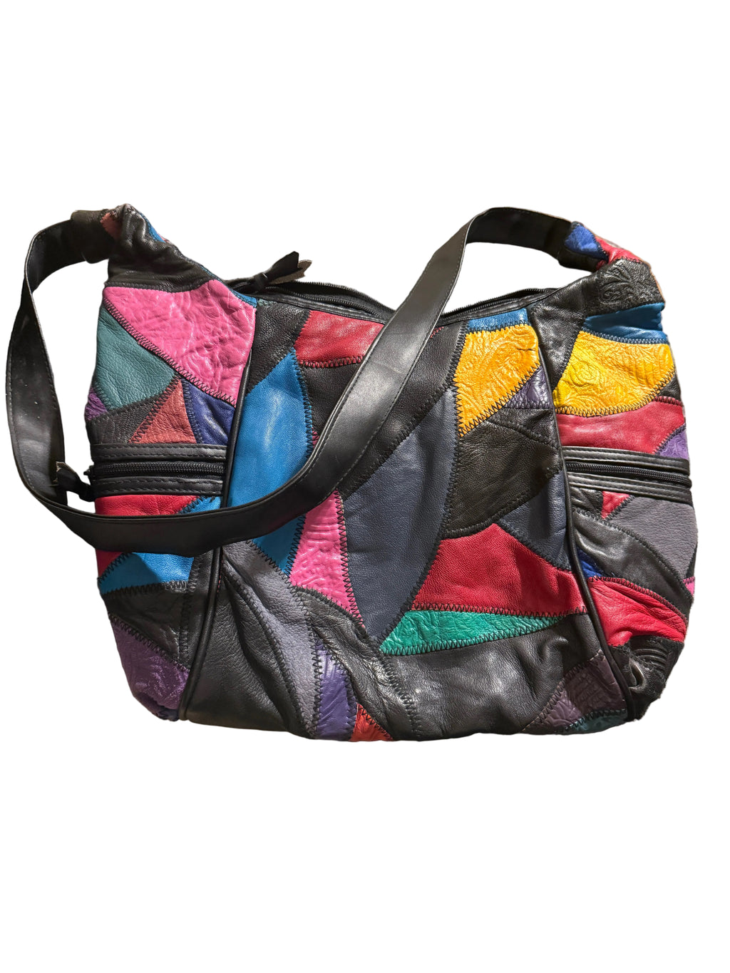 Vintage Leather Patchwork Bag