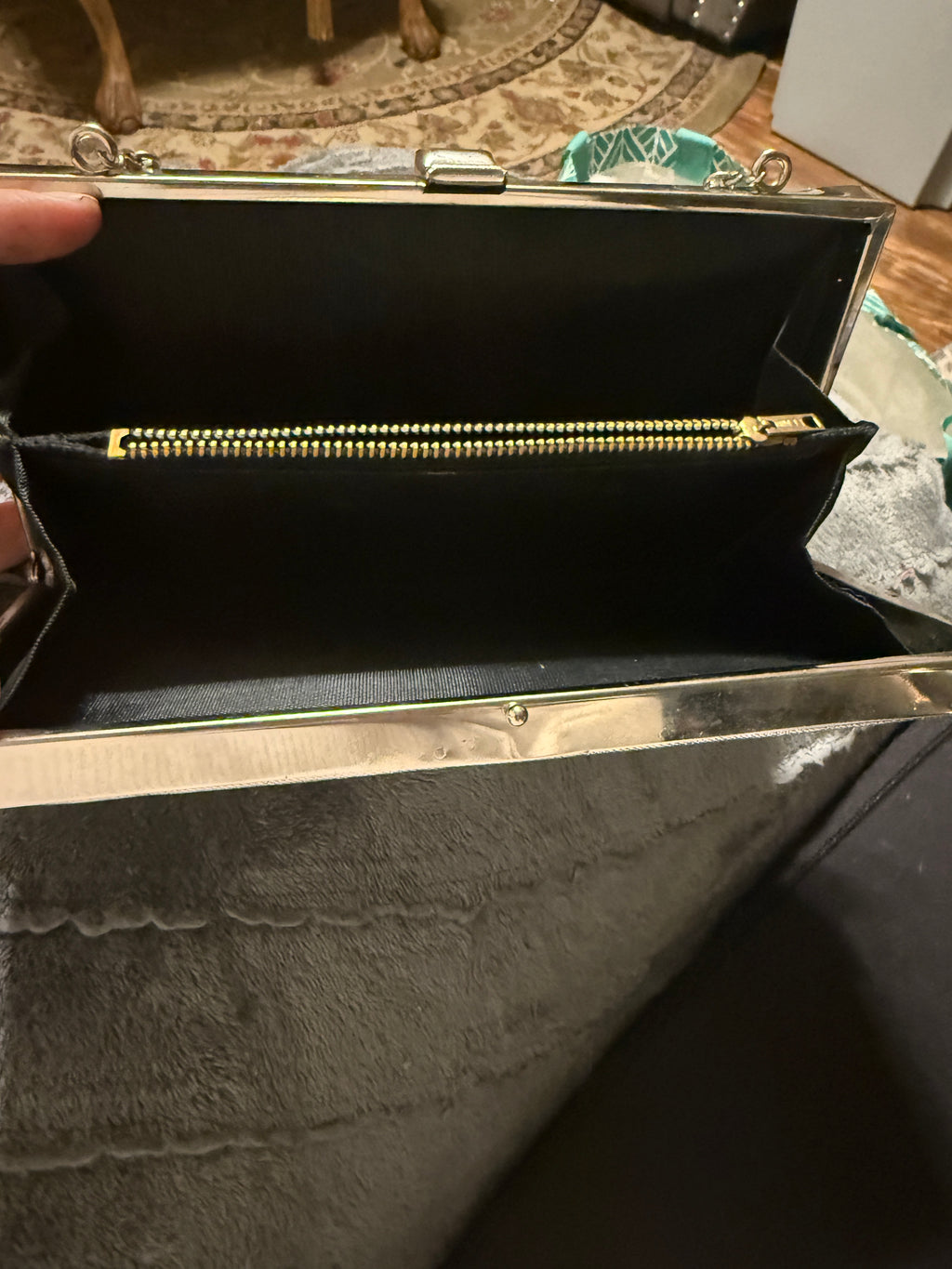 Silver Clutch