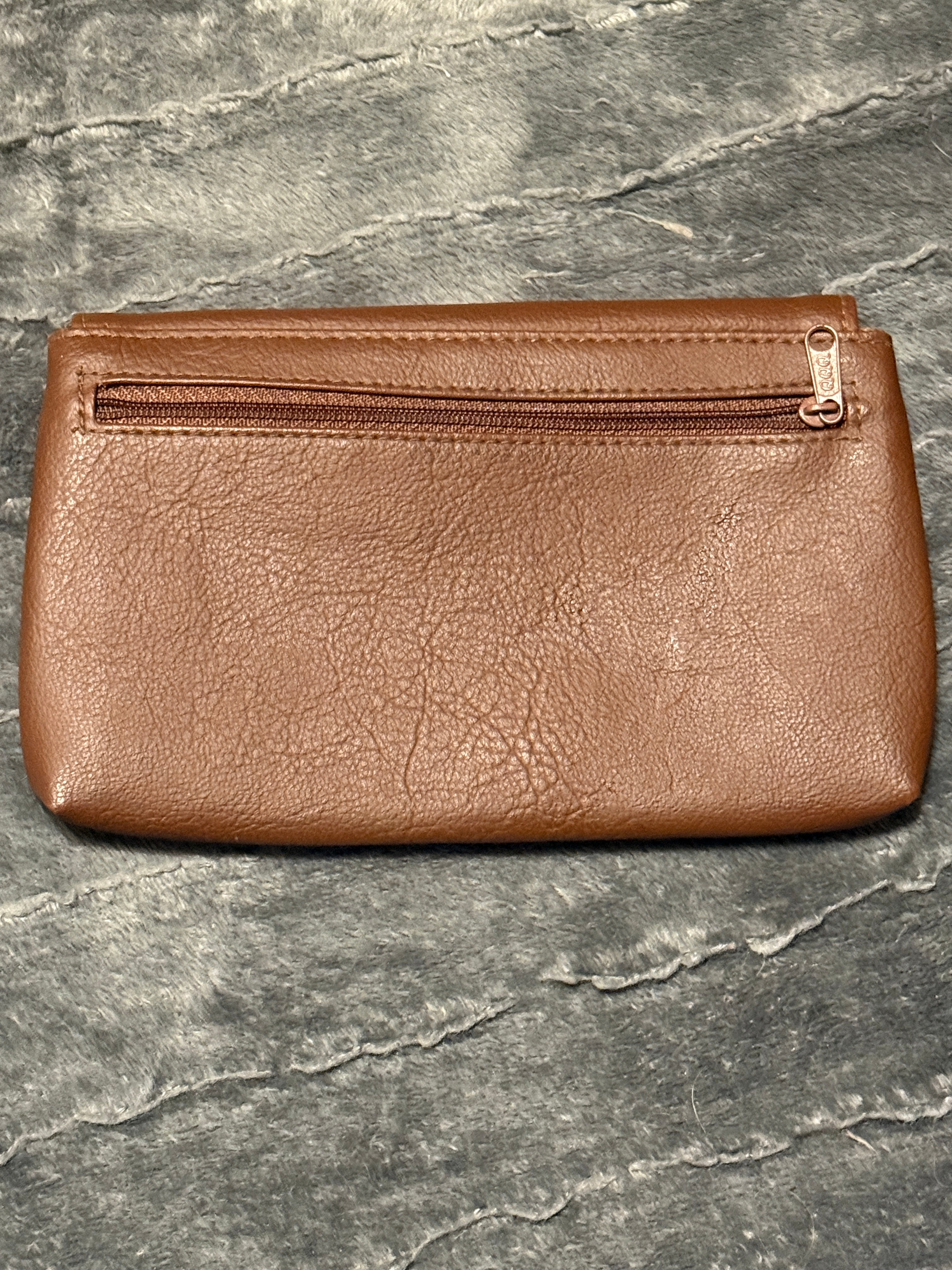 Vintage Victory "Traditional Collection" 3-Piece Fine Leather Accessory Set – Cognac Brown
