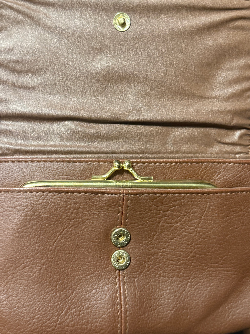 Vintage Victory "Traditional Collection" 3-Piece Fine Leather Accessory Set – Cognac Brown