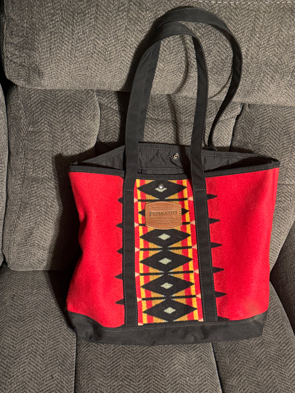 Bolso de lana "Heritage" de Pendleton, estilo vintage