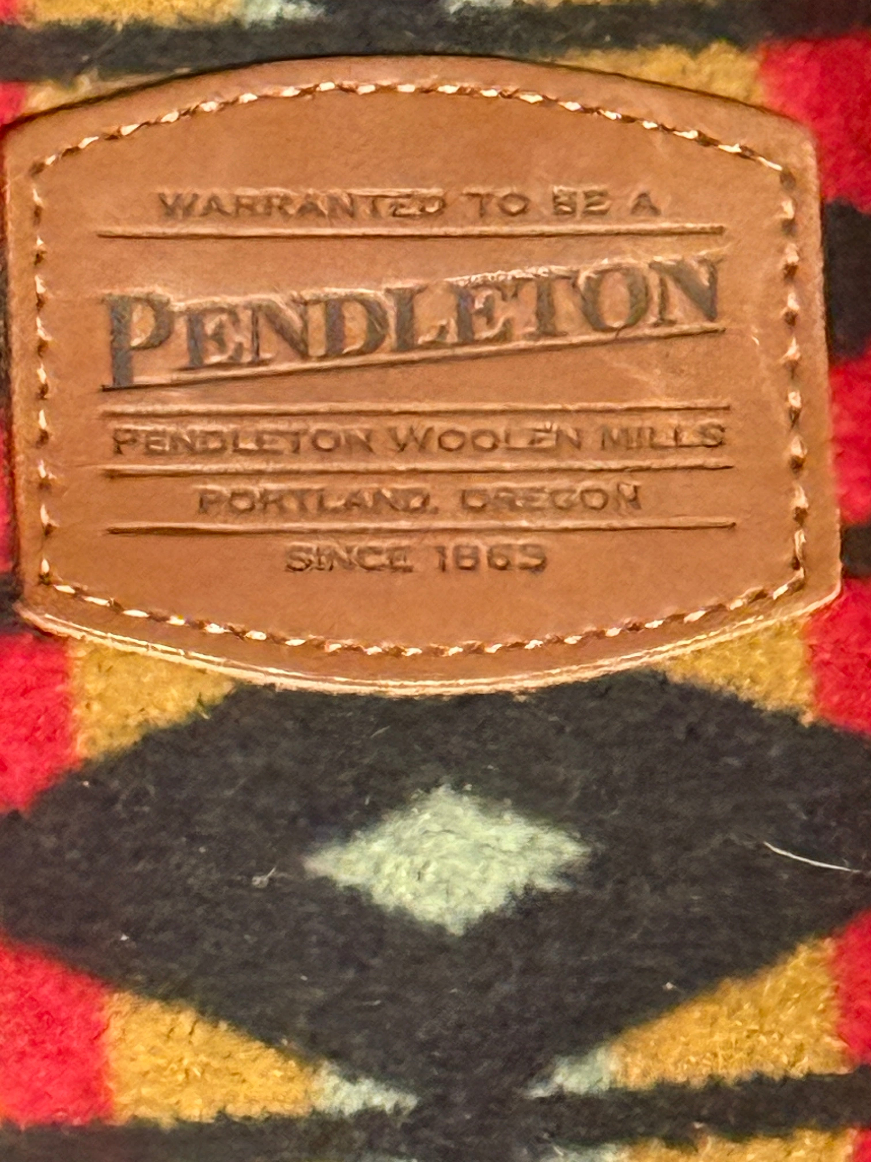 Vintage Pendleton "Heritage" Wool Tote