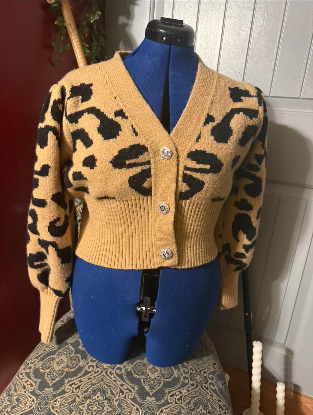 Love $ Lemons Leopard Cardigan