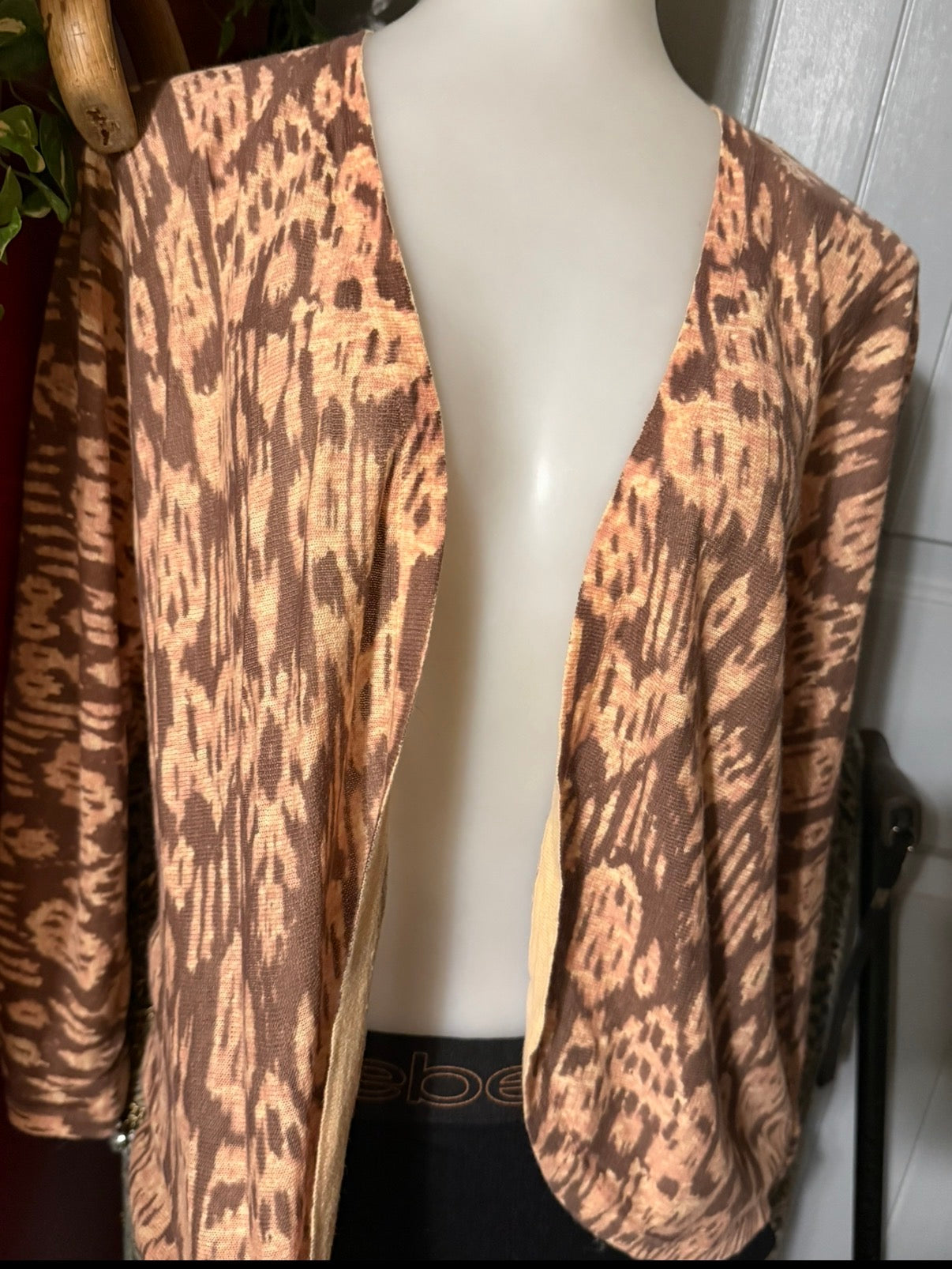 Chicos open front Cardigan