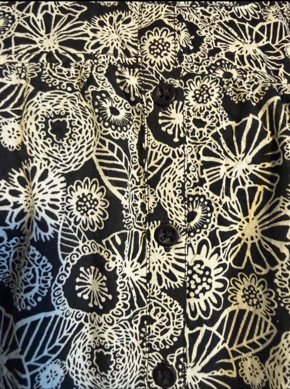ExOfficio Women’s Floral Mandala Button-Down Travel Blouse