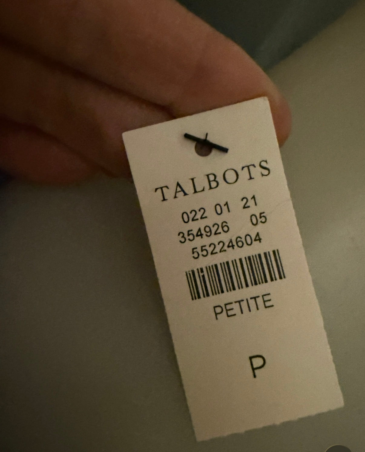 Talbots Charming Cardigan – Biscayne Blue Scallop Edge