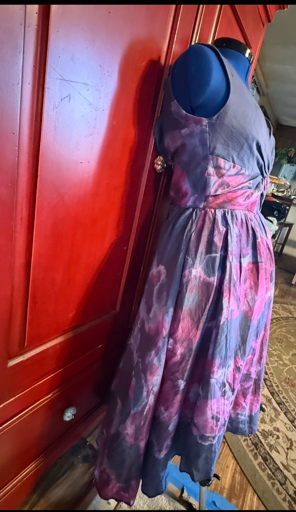 Lela Rose x Neiman Marcus for Target | Watercolor High-Low Cotton-Silk Dress