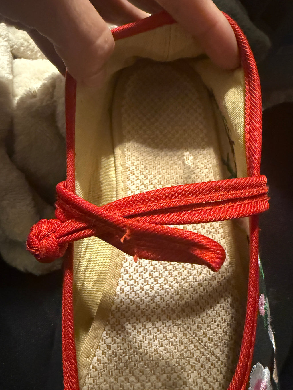 Zapatillas sin cordones flor de cerezo vintage