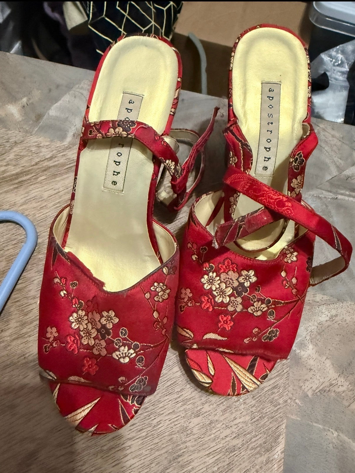 Platform Heels – Peep Toe Ankle Strap