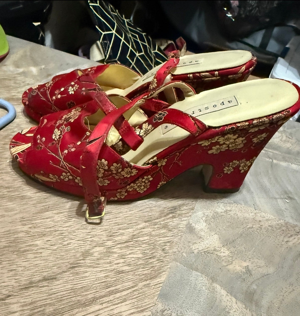 Platform Heels – Peep Toe Ankle Strap