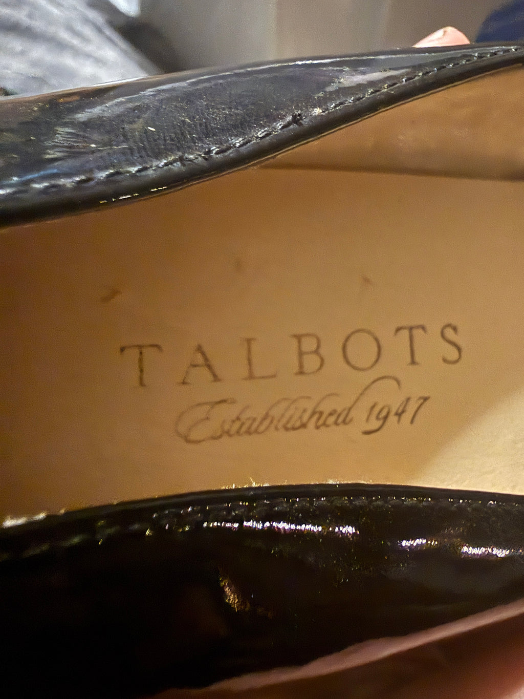 The Essential Black Patent Pum by Talbots
