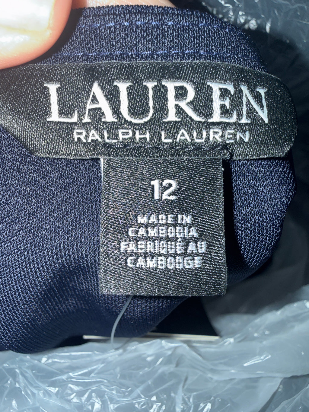 Lauren Ralph Lauren Buckle-Trim Stretch Jersey Dress